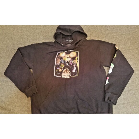Five Nights At Freddy's Hoodie Mens Large Security Breach - Picture 4 of 8